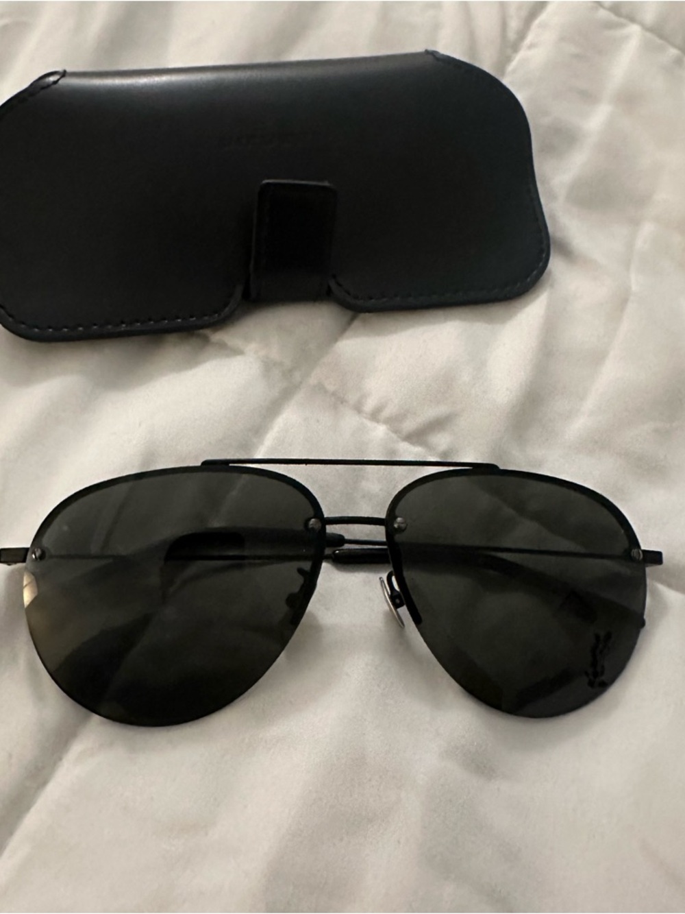 Authentic YSL Saint Laurent 61mm Aviator Glasses | Sunglasses & Shades
